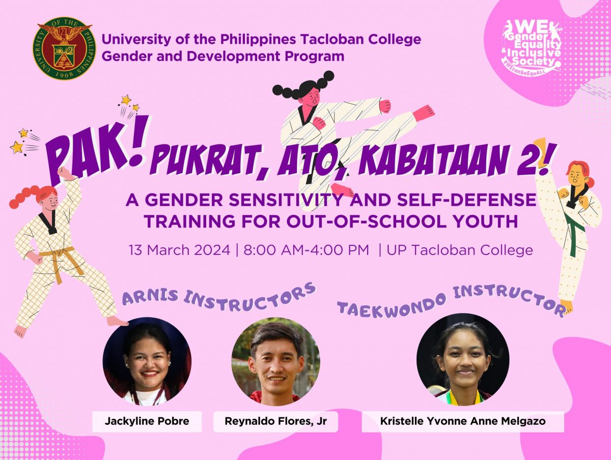 PAK! Pukrat, Ato, Kabataan 2! A Self-Defense Training for Out-of-School Youth