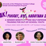 PAK! Pukrat, Ato, Kabataan 2! A Self-Defense Training for Out-of-School Youth