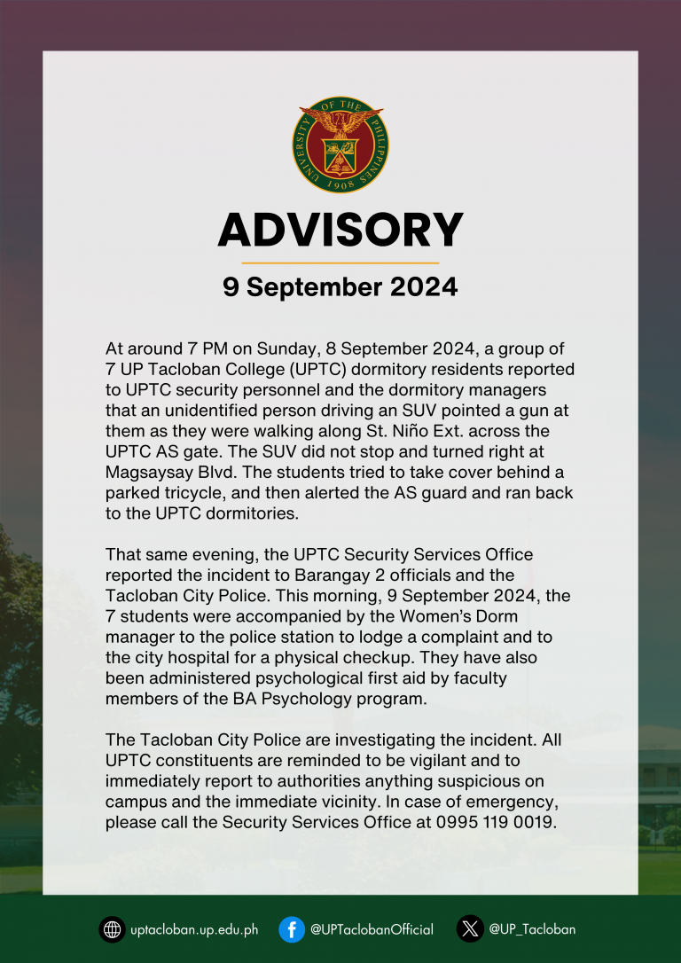ADVISORY