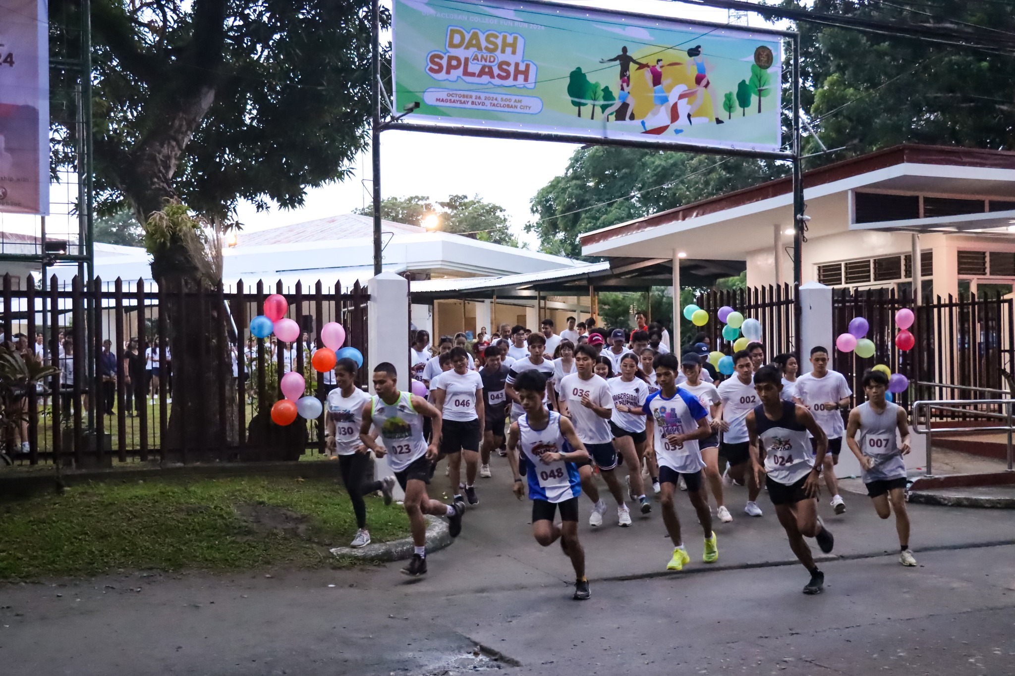 LOOK | Scenes from Dash & Splash: UP Tacloban College Fun Run 2024