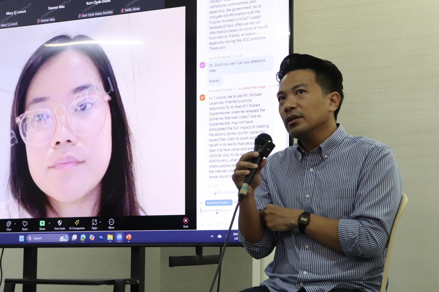 Boogsh! UP Tacloban’s COMM 10 students attend a symposium on Digital Literacy
