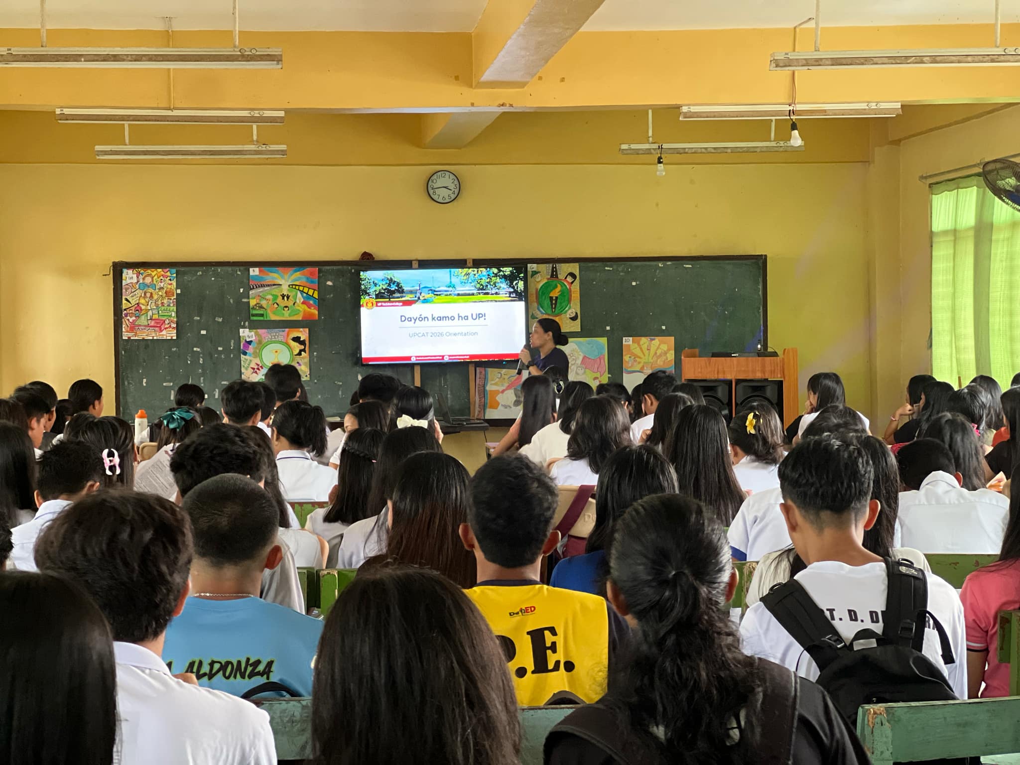 UP Tacloban’s Ugnayan ng Pahinungod volunteers held the second wave of UPCAT information sessions