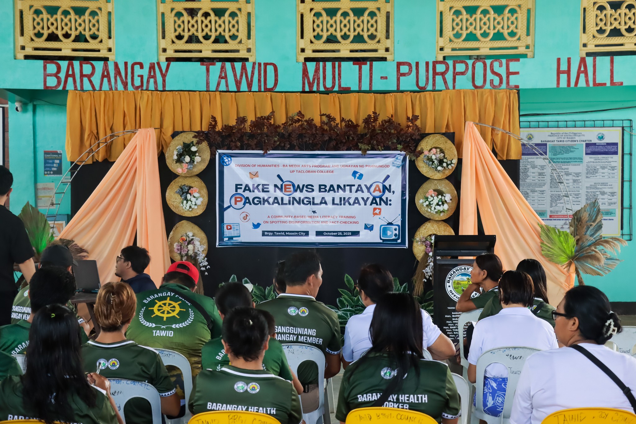 The BA Media Arts (BAMA) faculty conducted “Fake News Bantayan, Pagkalingla Likayan: A Community-based Media Literacy Training on Spotting Disinformation and Fact-Checking”