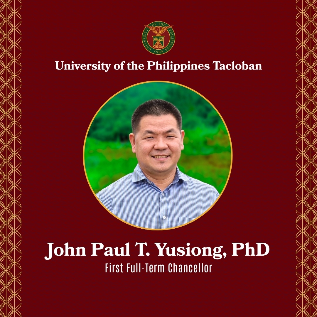JP Yusiong is UP Tacloban’s first full-term Chancellor